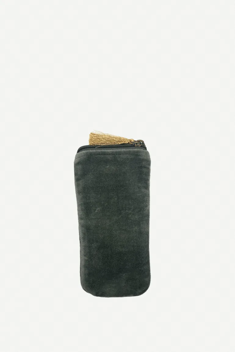 Funda Gafas Terciopelo Gris - The Nook Store