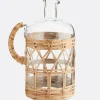 Jarra cristal bamboo cane - The Nook Store