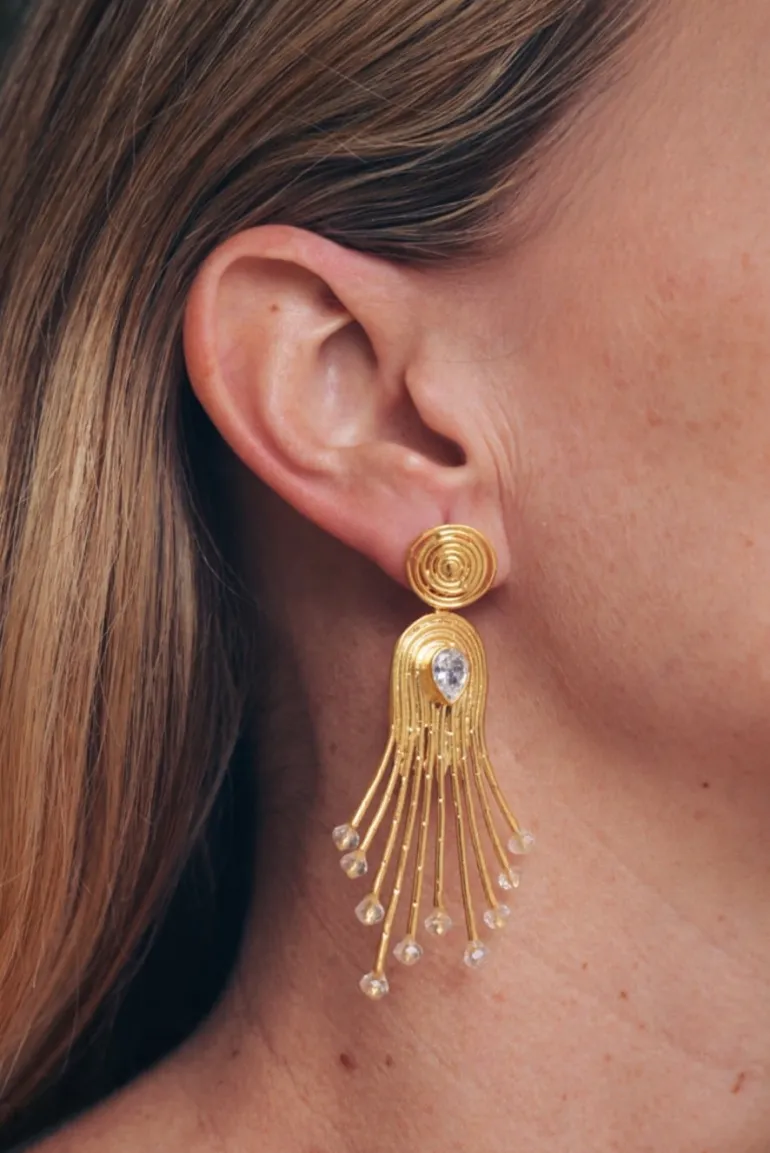 Mini Pendientes Trueno Turquesa - Joyitas | THE NOOK STORE