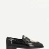 Mocasín Mimi Piel Negro Tachuela Dorada - The Nook Store