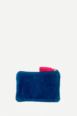 Monedero Terciopelo Bellary Azul - The Nook Store