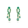 Pendientes Aros Margarita Turquesa - Piezas Coloristas - The Nook Store