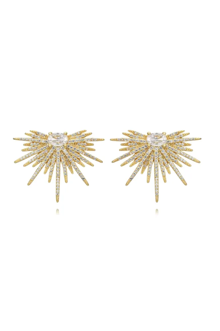 Pendientes Aros Margarita Turquesa - Piezas Coloristas - The Nook Store
