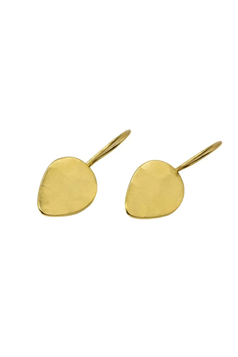 Pendientes Crossandra - Complementos Dorados | The Nook Store Online
