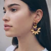 Pendientes Flor Stone PEN51 - The Nook Store