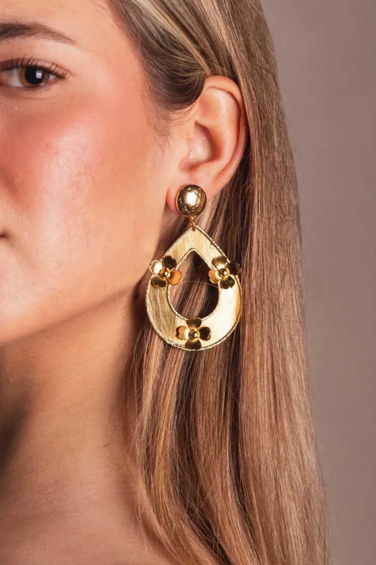Pendientes PEN31 Drop flowers - The Nook Store