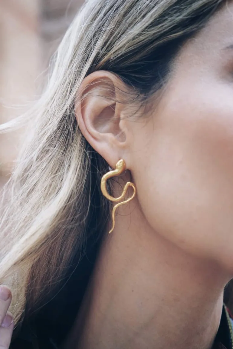 Pendientes Snake. Atrevidos y originales - THE NOOK STORE ✓