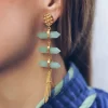 Pendientes Tassara Green PEN93 - The Nook Store