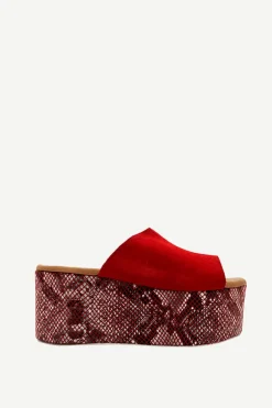 Sandalia Snake Red - The Nook Store