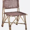 Silla bambú con tejido - The Nook Store