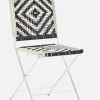 Silla tejido algodón negra - The Nook Store