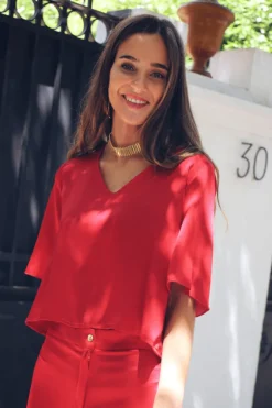 Top Alda Rojo - The Nook Store