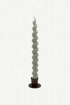 Vela Espiral Gris 19 - The Nook Store