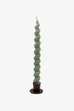 Vela Espiral Verde 23 - The Nook Store