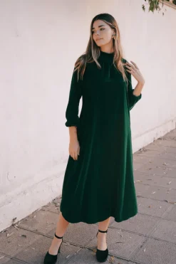 Vestido Alice Velvet Verde - The Nook Store