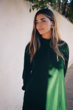 Vestido Alice Velvet Verde - The Nook Store