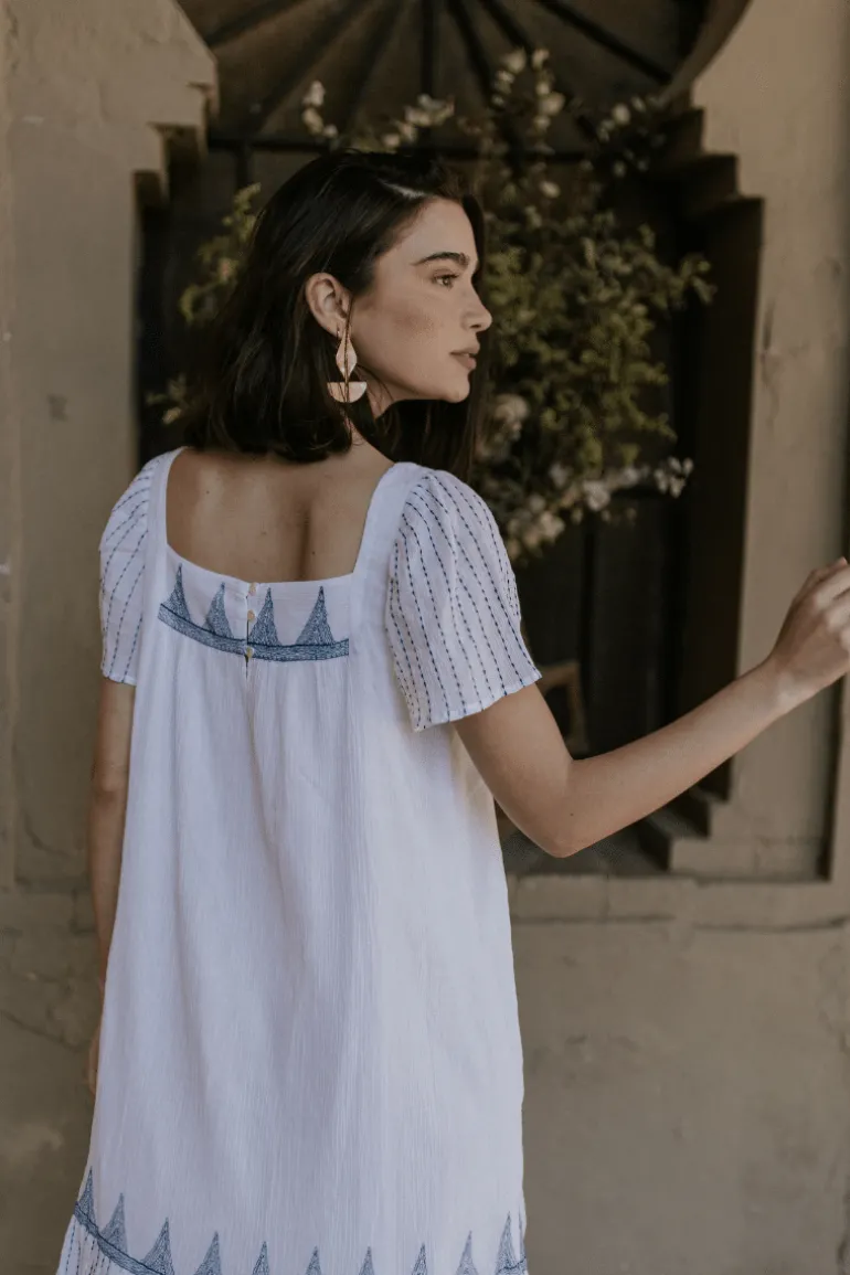 Vestido Antoniette Azul - The Nook Store