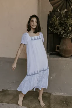 Vestido Antoniette Azul - The Nook Store