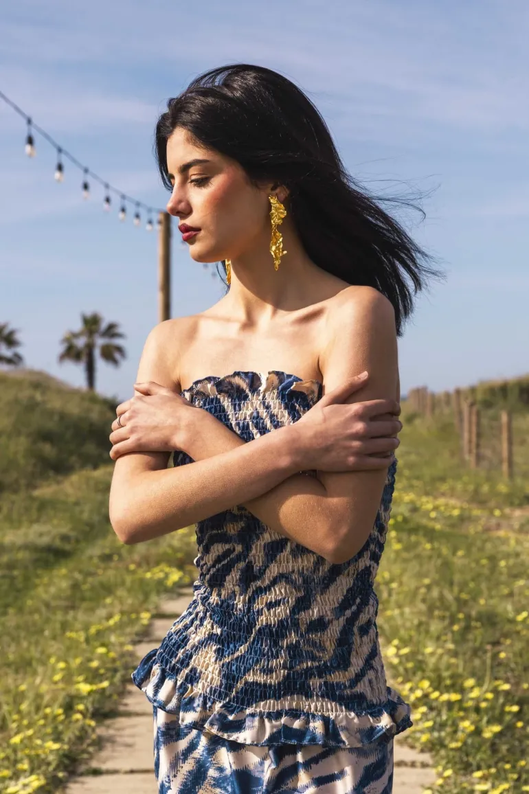 Vestido Gadea Azul - The Nook Store