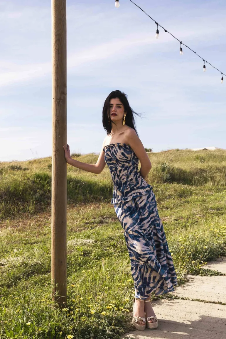 Vestido Gadea Azul - The Nook Store