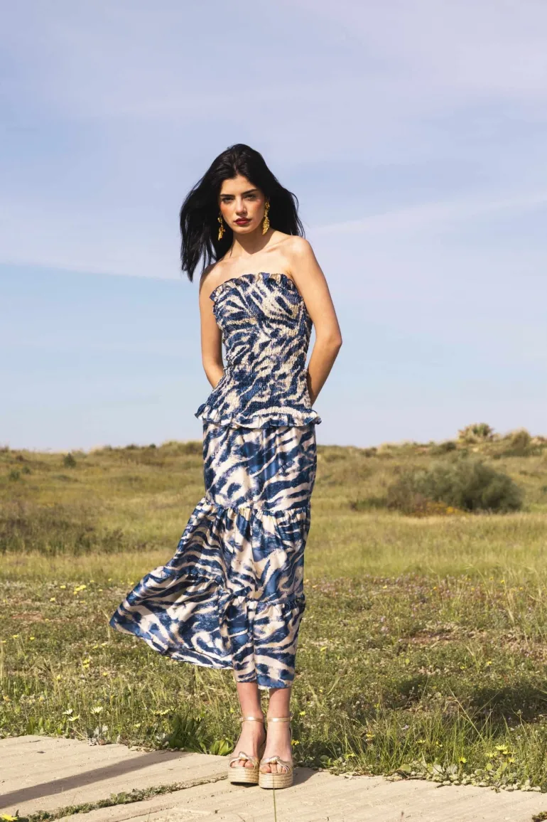 Vestido Gadea Azul - The Nook Store