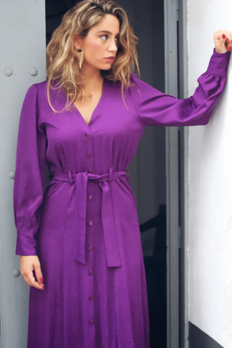 Vestido Gia Morado - The Nook Store