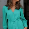 Vestido Gia Verde Agua - The Nook Store