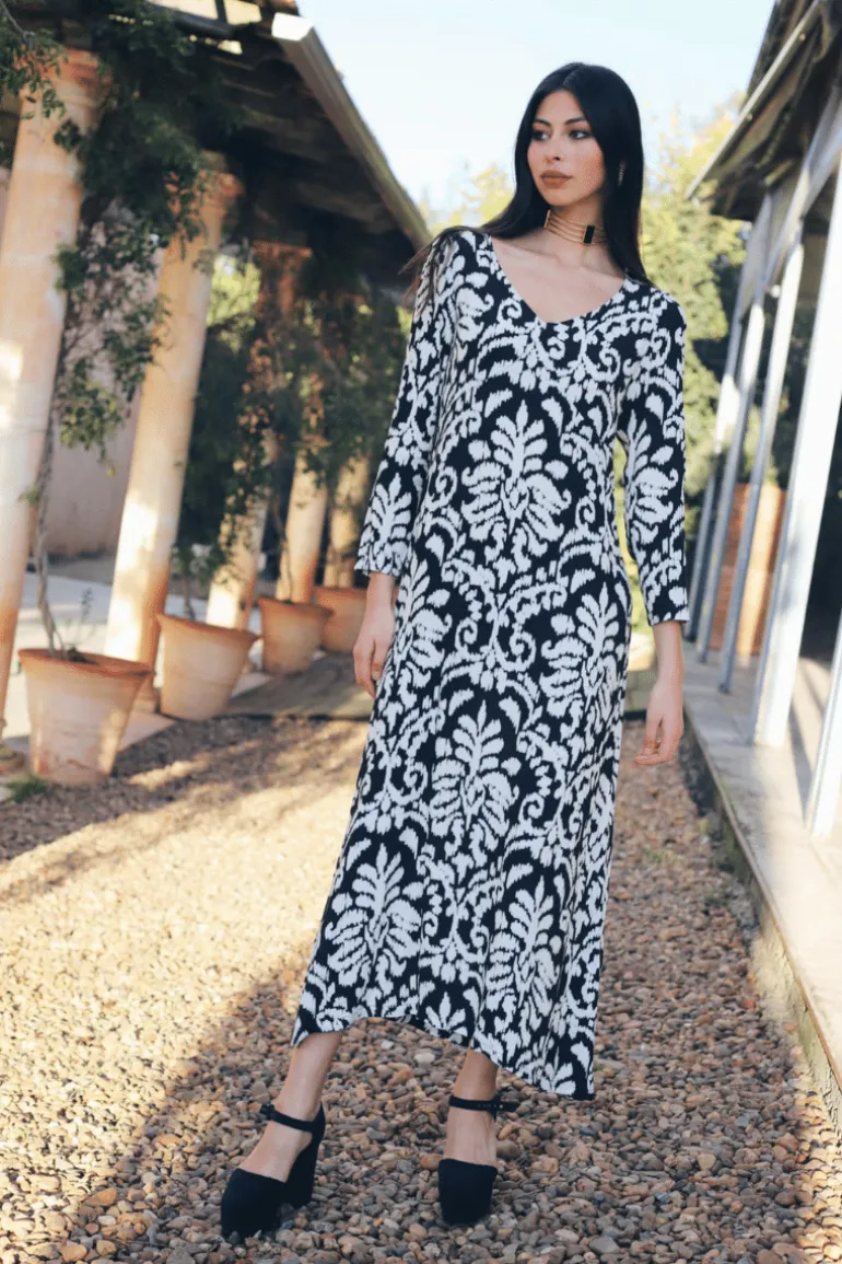 Vestido Mariana Black and White - The Nook Store