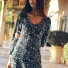 Vestido Mariana Blue and Black - The Nook Store