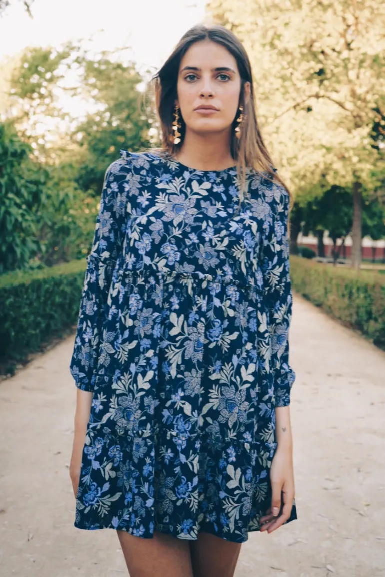 Vestido Marilyn Azul - The Nook Store