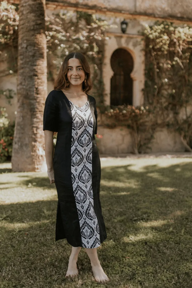 Vestido Marisa tonos azules | Vestido estilo boho | THE NOOK STORE