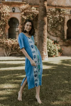 Vestido Marisa tonos azules | Vestido estilo boho | THE NOOK STORE