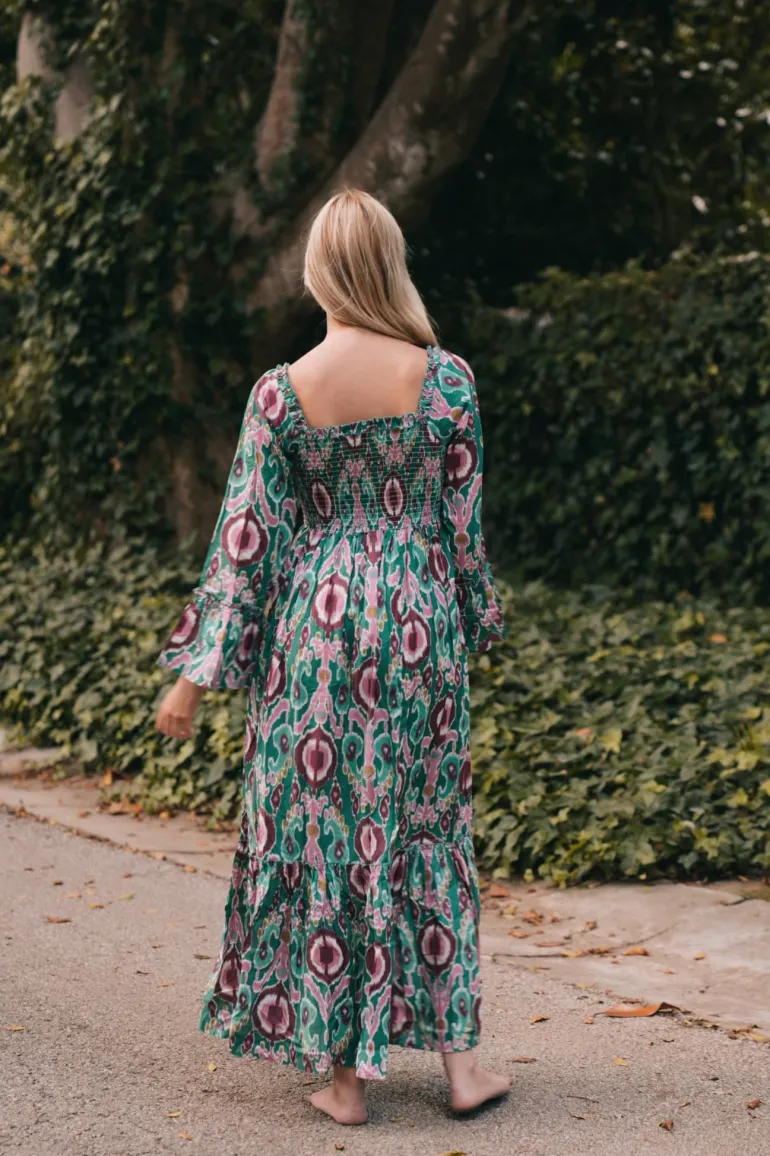 Vestido Marisa tonos azules | Vestido estilo boho | THE NOOK STORE