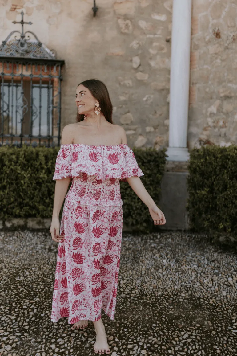 Vestido Marisa tonos azules | Vestido estilo boho | THE NOOK STORE