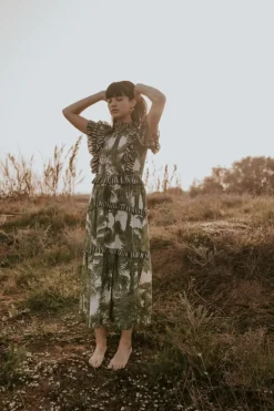 Vestido Marisa tonos azules | Vestido estilo boho | THE NOOK STORE