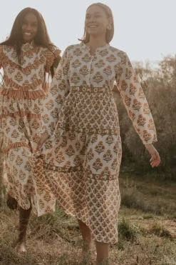 Vestido Marisa tonos azules | Vestido estilo boho | THE NOOK STORE