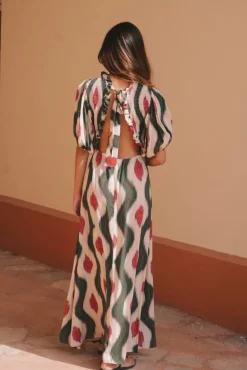 Vestido Marisa tonos azules | Vestido estilo boho | THE NOOK STORE