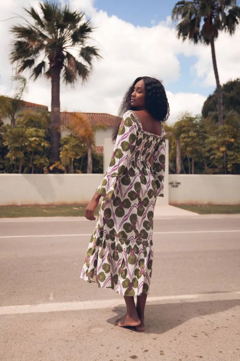 Vestido Marisa tonos azules | Vestido estilo boho | THE NOOK STORE