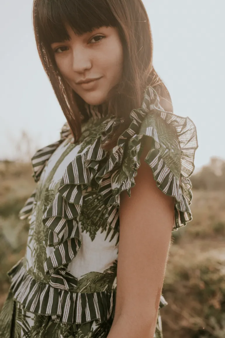Vestido Marisa tonos azules | Vestido estilo boho | THE NOOK STORE