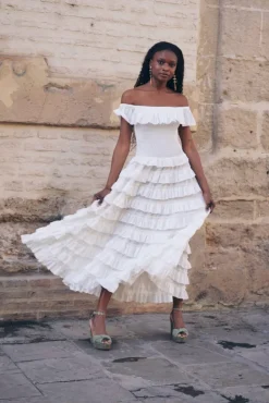 Vestido Mikara Blanco - The Nook Store