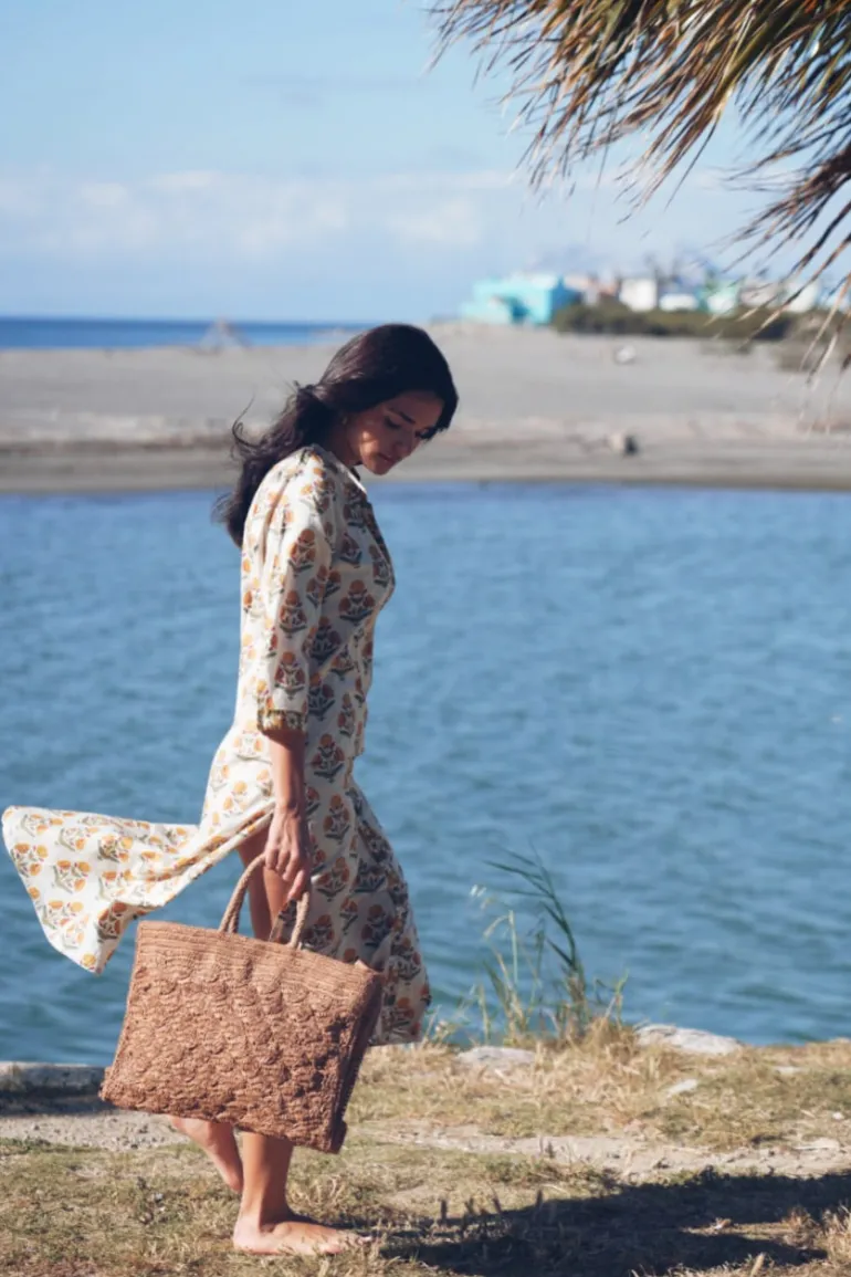 Vestido Saona Flores Amarillas - The Nook Store