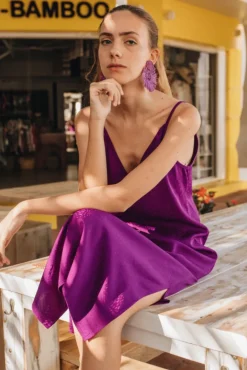 Vestido Tiara 2 Morado - The Nook Store