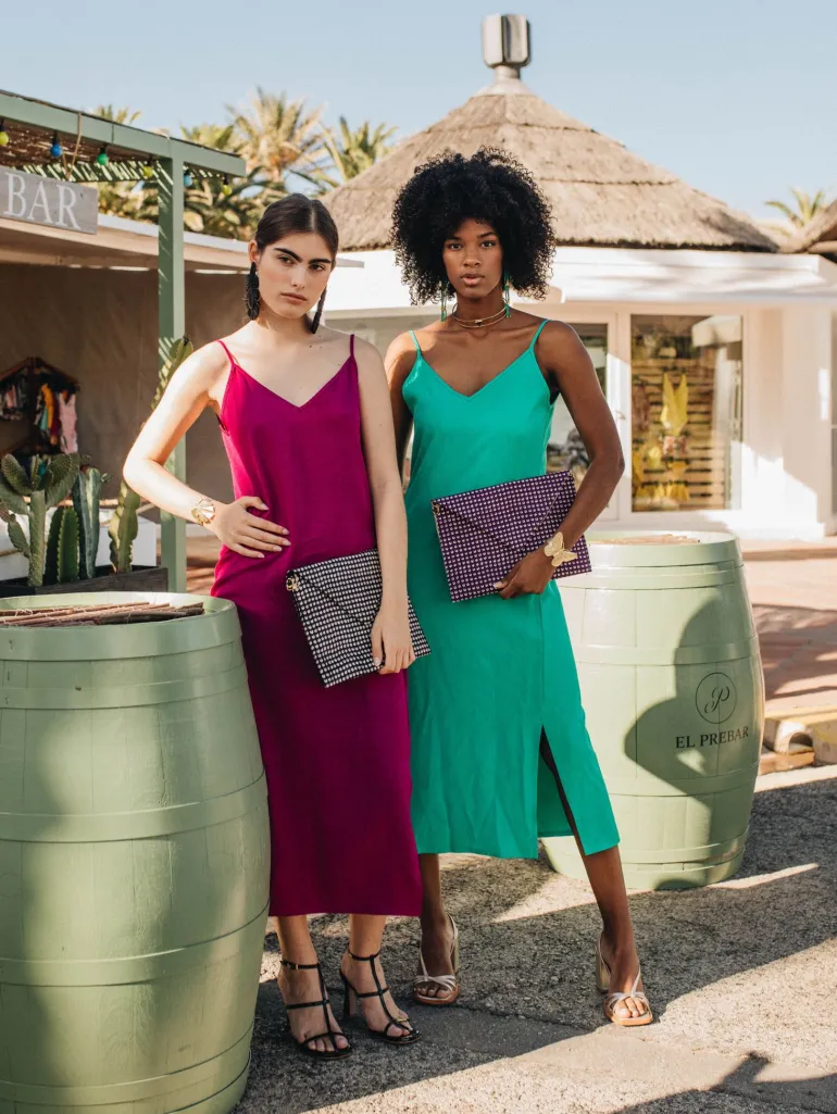 Vestido Tiara 2 Verde Agua - The Nook Store