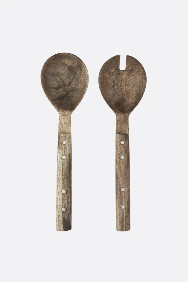 Wooden serving set - The Nook Store